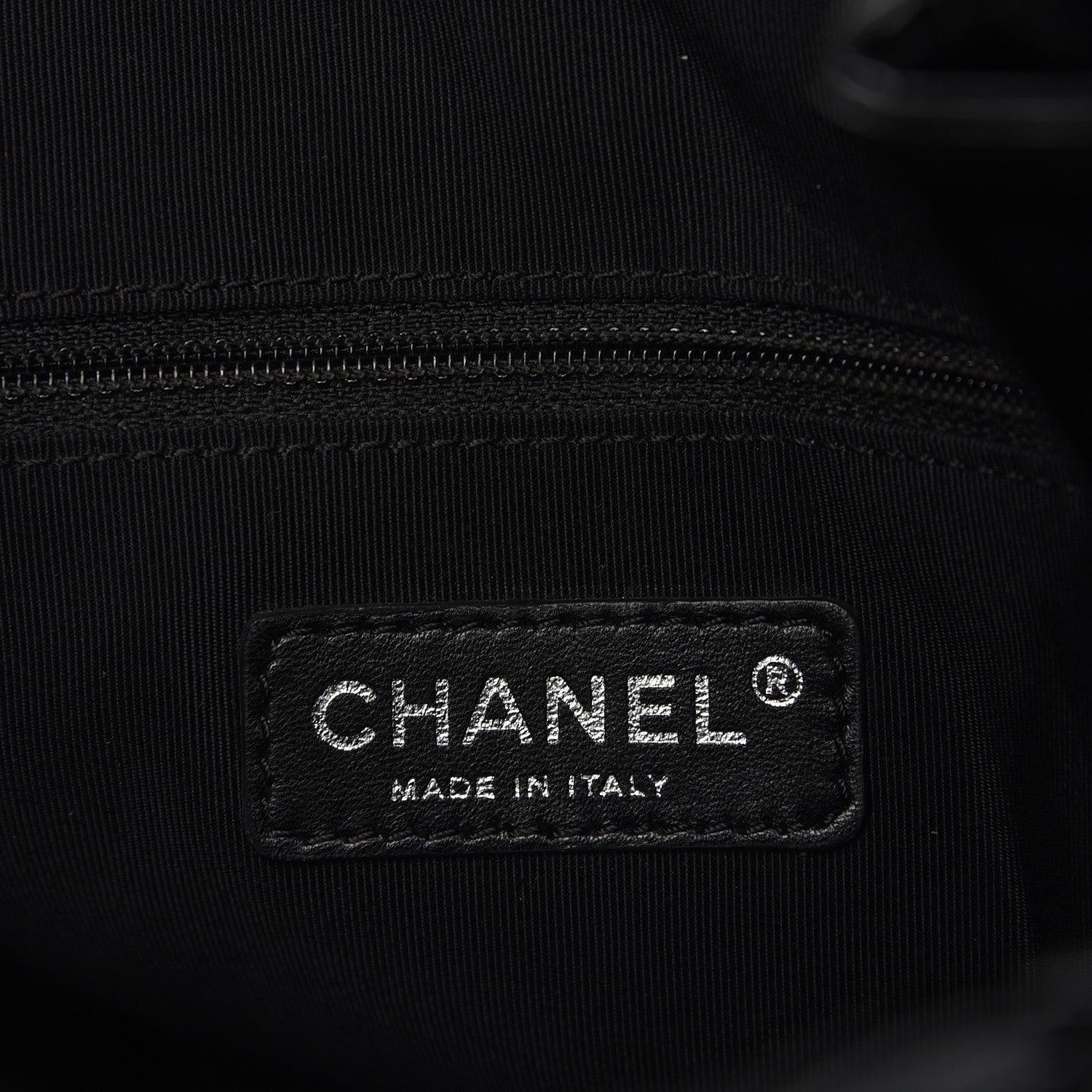 Chanel Patent Quilted Expandable CC Shoping Tote Black 6 of 7