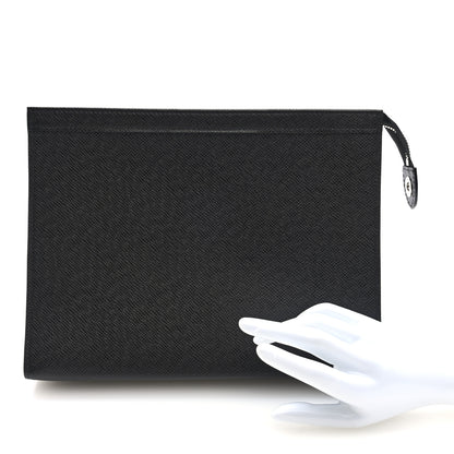 Louis Vuitton Taiga Pochette Voyage MM  Black 2 of 6