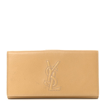 Saint Laurent Chevre Belle De Jour Wallet Beige 1 of 10