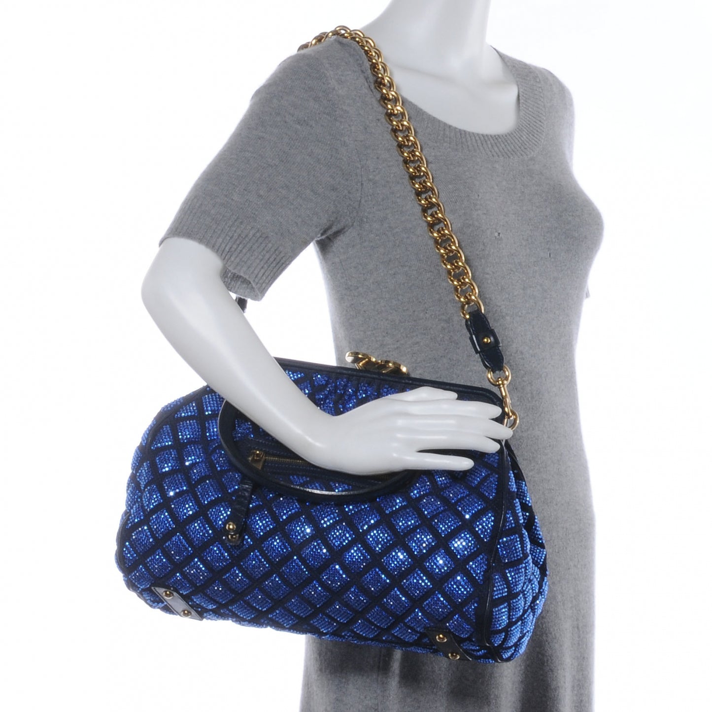 Satin Swarovski Crystals Night In Rio Stam Blue