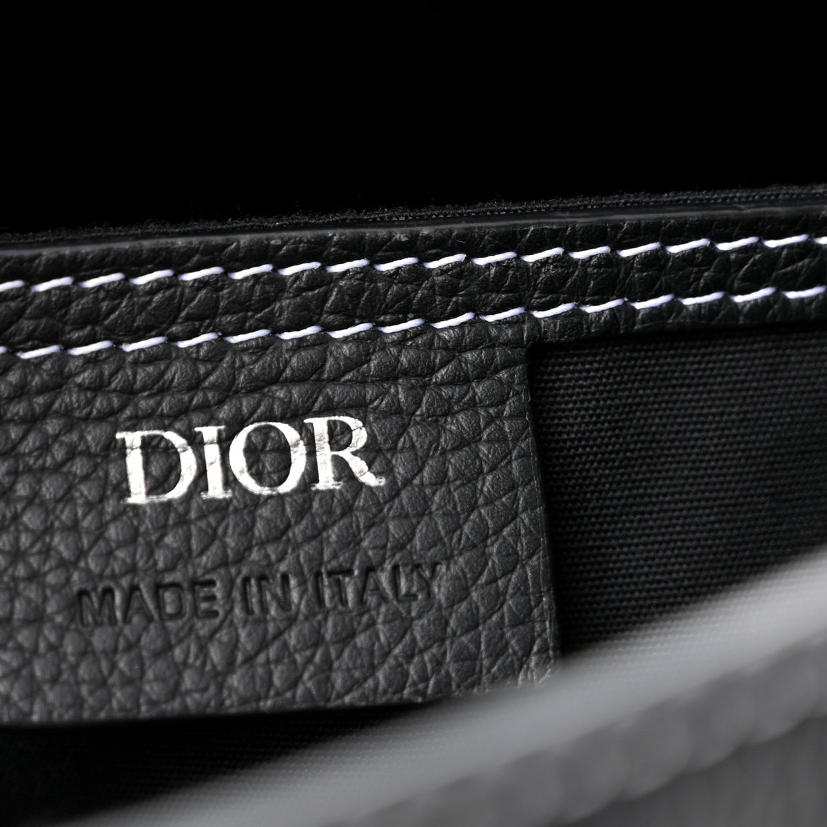 Christian Dior Grained Calfskin Maxi Gallop Backpack Black 6 of 14