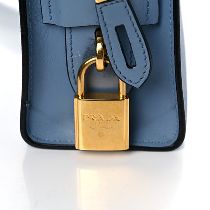 Prada Saffiano City Calfskin Esplanade Crossbody Bag Astrale Black 15 of 20