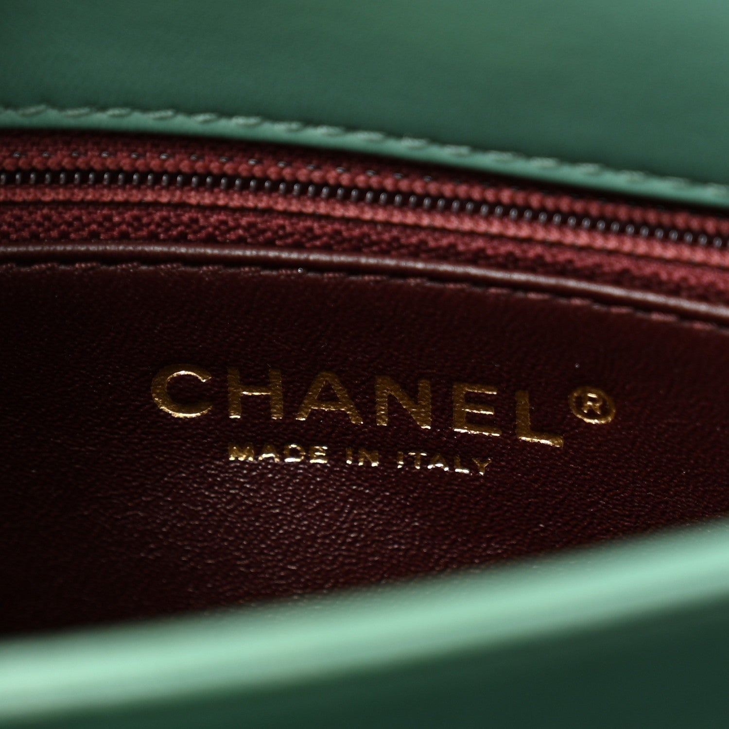 Chanel Lambskin Quilted Small Trendy CC Flap Dual Handle Bag Green 7 of 16