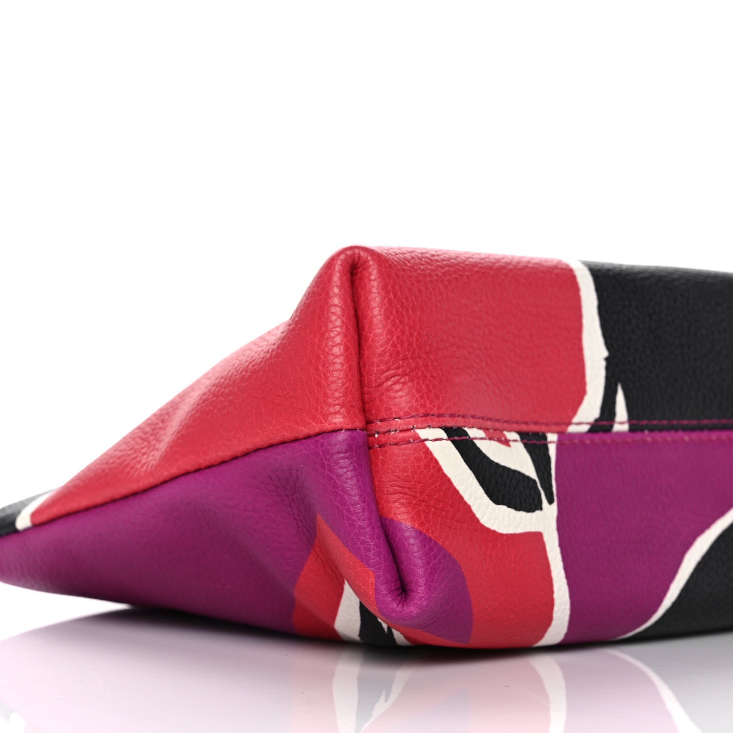 Burberry Prorsum Grained Calfskin Print Pouch Multicolor 9 of 13