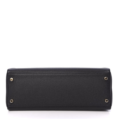 Hermes Togo Kelly Retourne 32 Black 7 of 36
