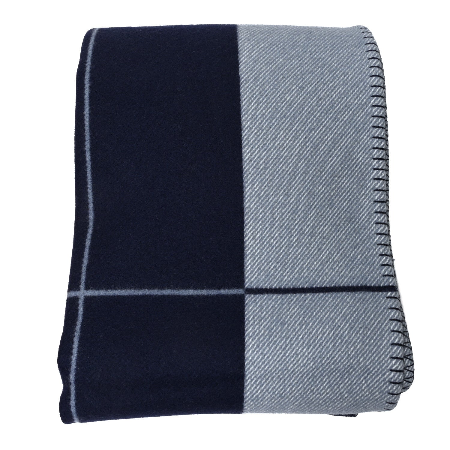 Hermes Wool Cashmere Avalon III Blanket Caban Ecru 2 of 4