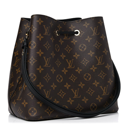 Louis Vuitton Monogram Neonoe MM Black 3 of 11