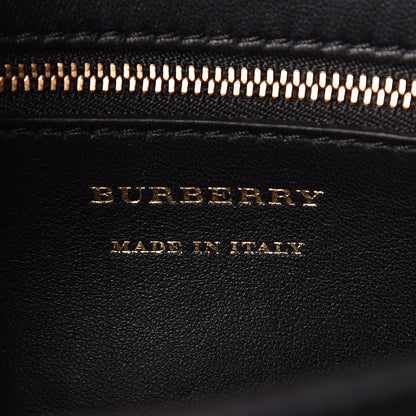 Burberry Smooth Calfskin 1983 Knight Check Link Shoulder Bag Black 6 of 10