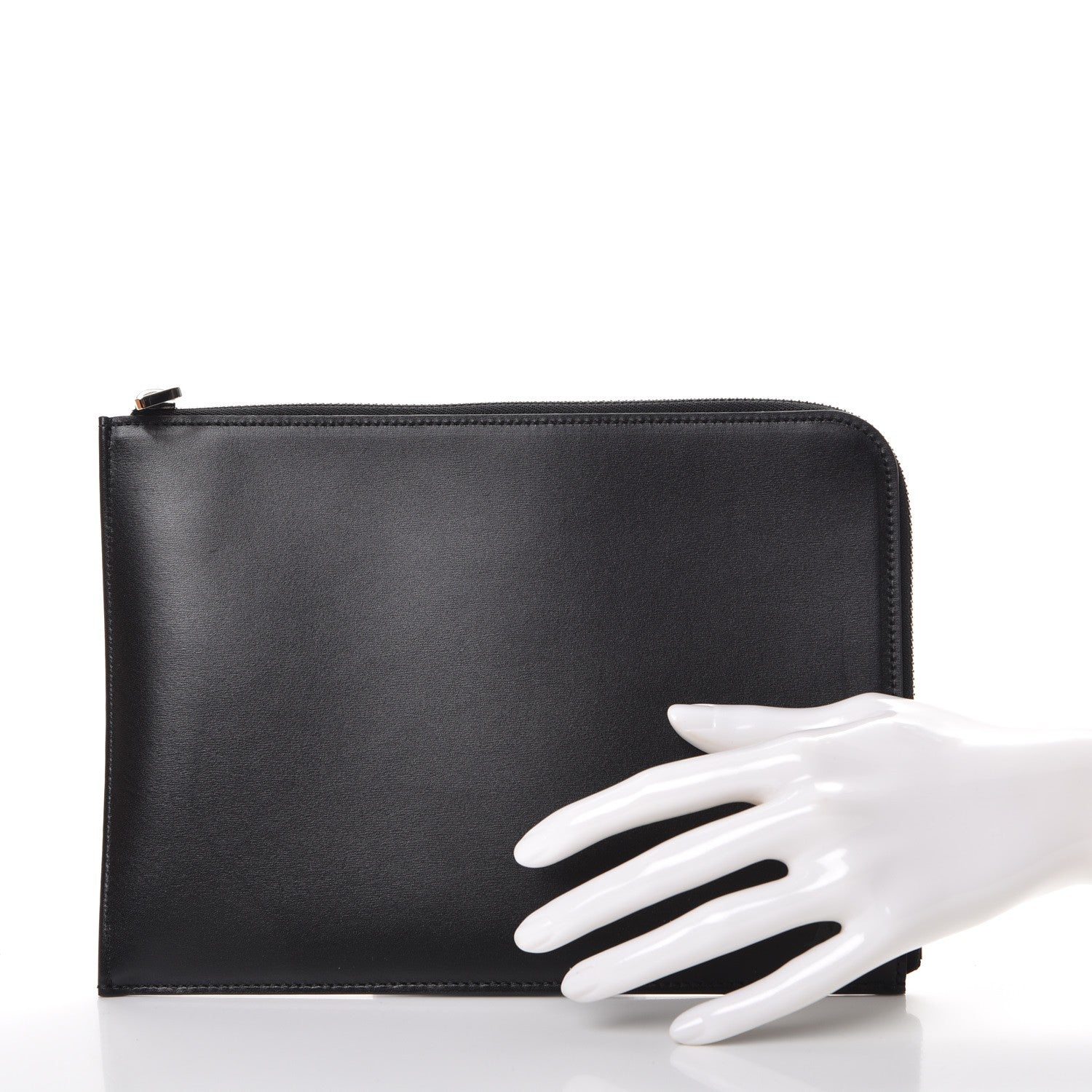 Louis Vuitton Calfskin Souple Pochette Jour PM Black 2 of 8