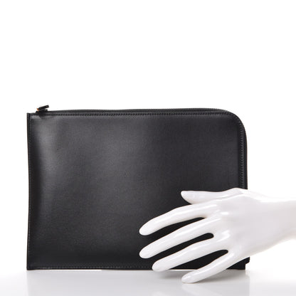 Louis Vuitton Calfskin Souple Pochette Jour PM Black 2 of 8