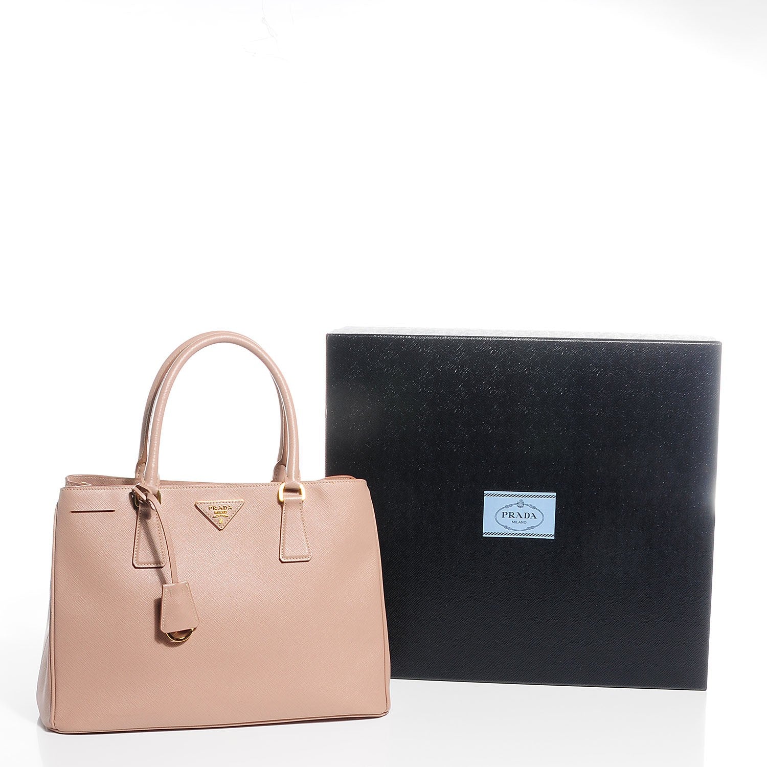 Prada Saffiano Lux Medium Tote Cammeo 12 of 12