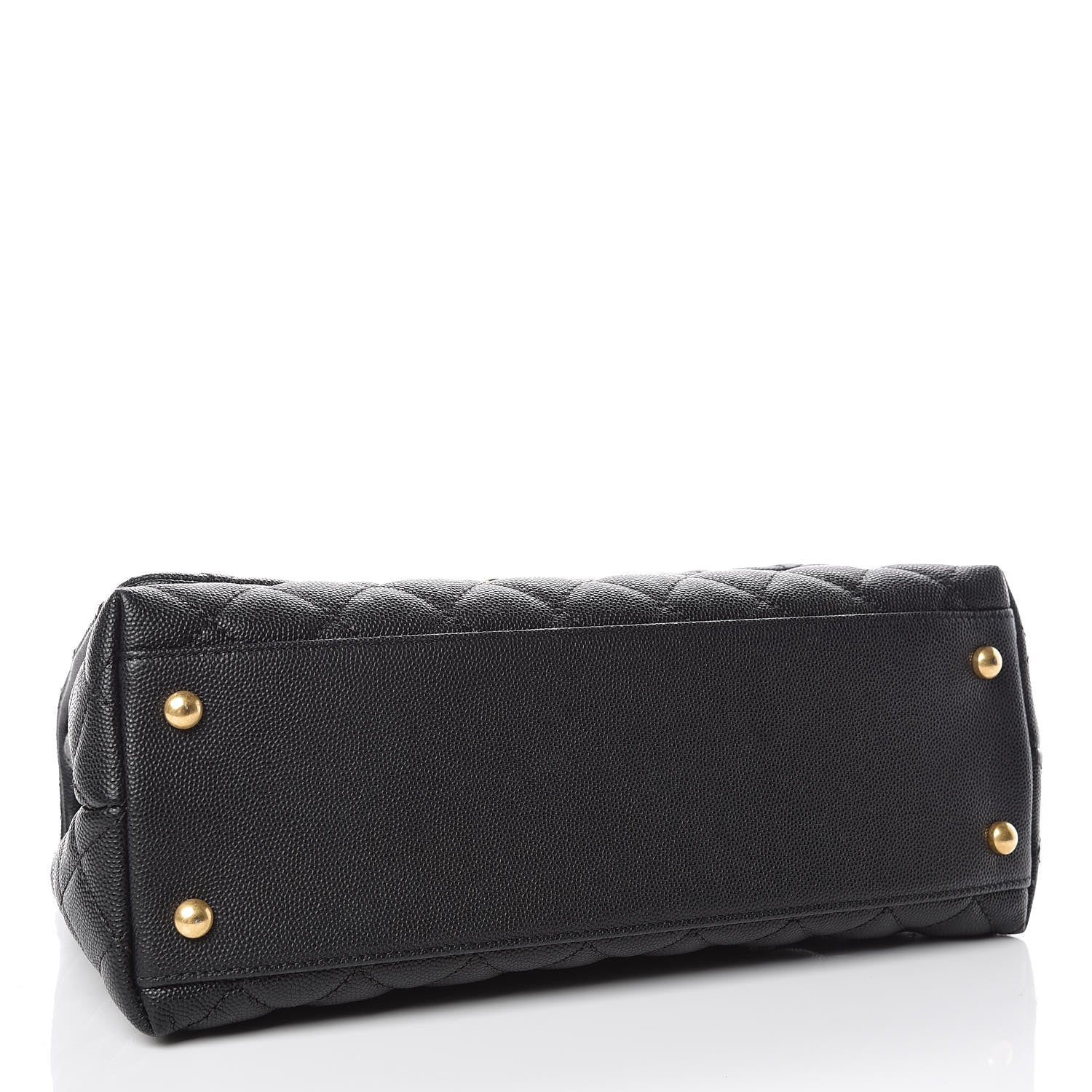 Chanel Caviar Quilted Small Coco Handle Flap Black 4 of 10