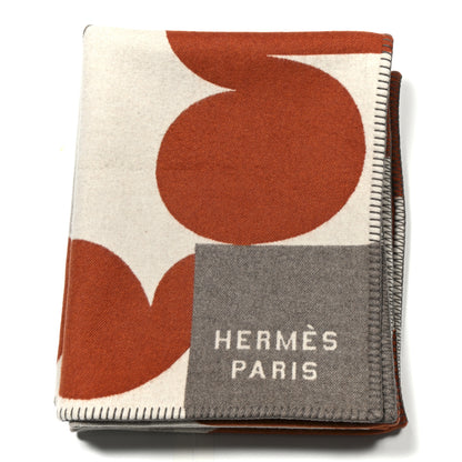 Hermes Wool Cheval Joker Blanket Rouge H 1 of 3