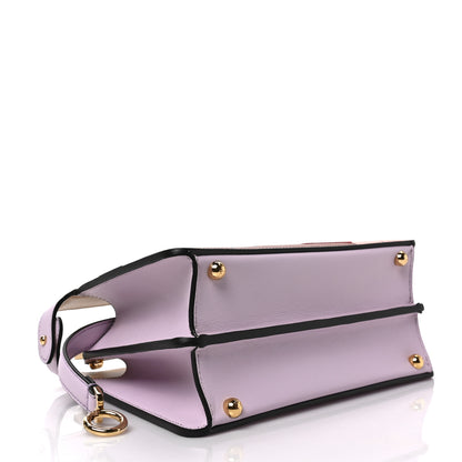 Fendi Vitello Seta Shiny Nappa Dancing Girls Inlay Small Peekaboo I SEE U Satchel Anemone Multicolor 6 of 17