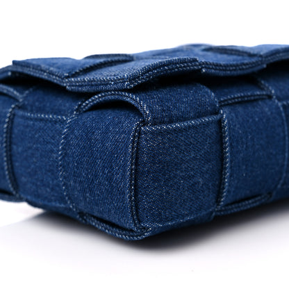 Bottega Veneta Denim Maxi Intrecciato Cassette Crossbody Bag Indigo 7 of 8