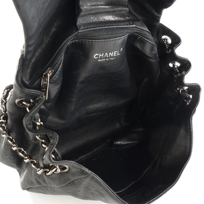 Chanel Metallic Goatskin Luxe Ligne Flap Black 7 of 7