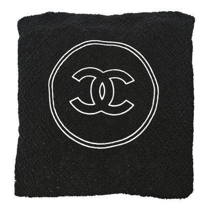 Chanel Terry Cotton CC Beach Tote Towel Set Black 9 of 16