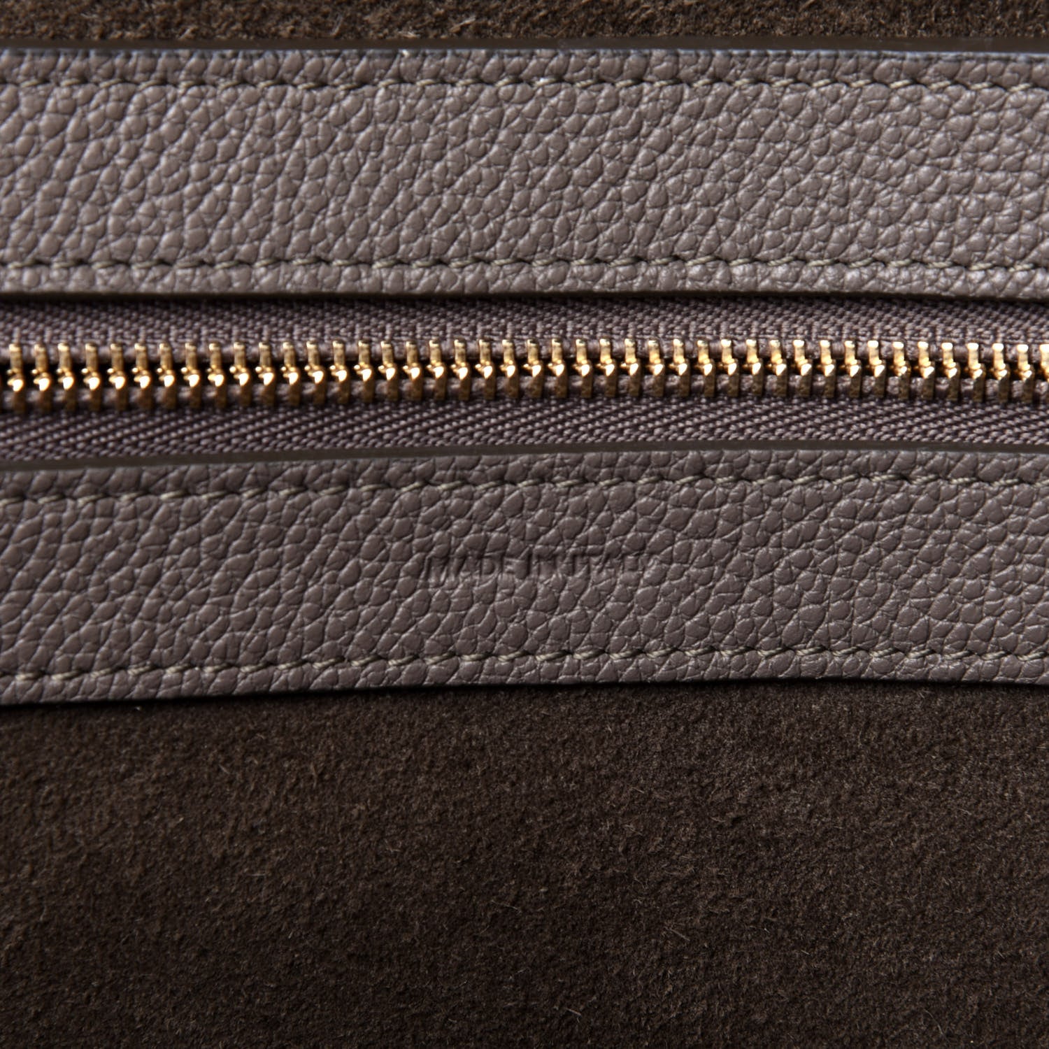 Celine Soft Grained Calfskin Small Belt Cabas Phantom Taupe 7 of 11