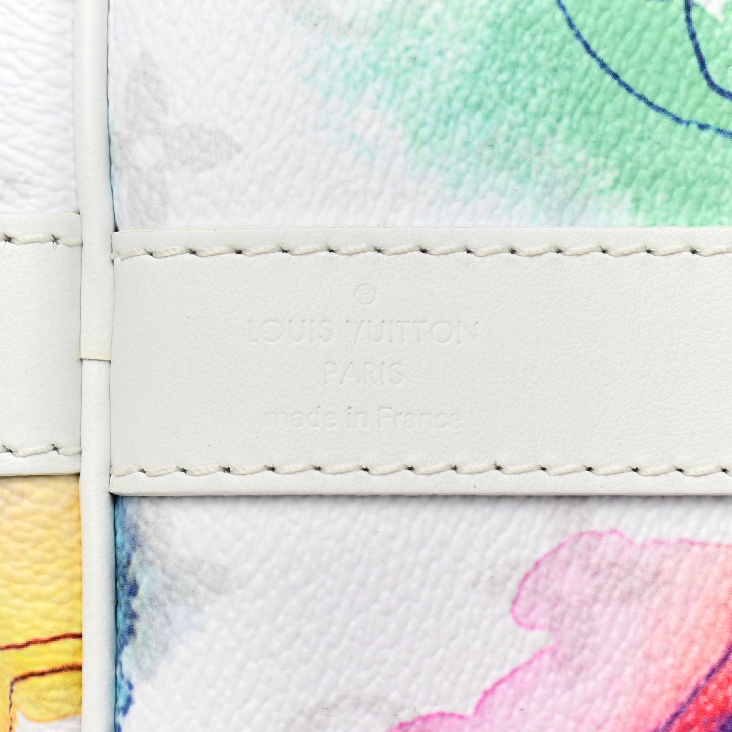 Monogram Watercolor Keepall Bandouliere 50 Multicolor