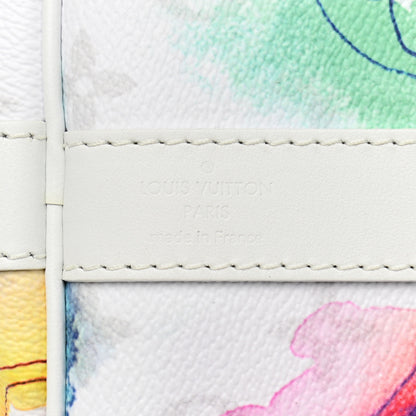 Louis Vuitton Monogram Watercolor Keepall Bandouliere 50 Multicolor 5 of 10