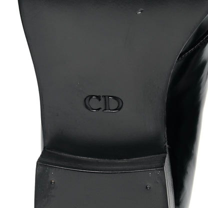 Christian Dior Polished Calfskin Mens Derby Shoe 44 Black 7 of 10