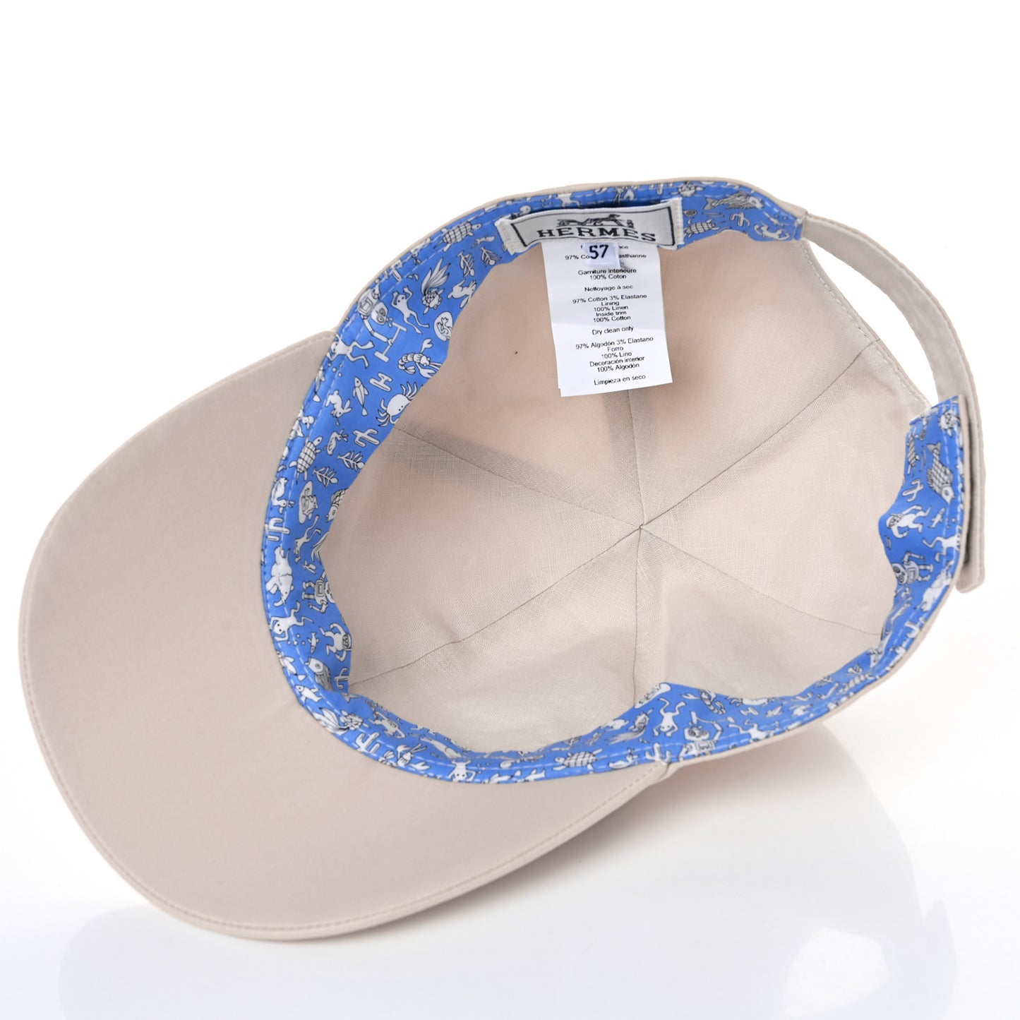 Cotton Riley Hat 57 Ecru