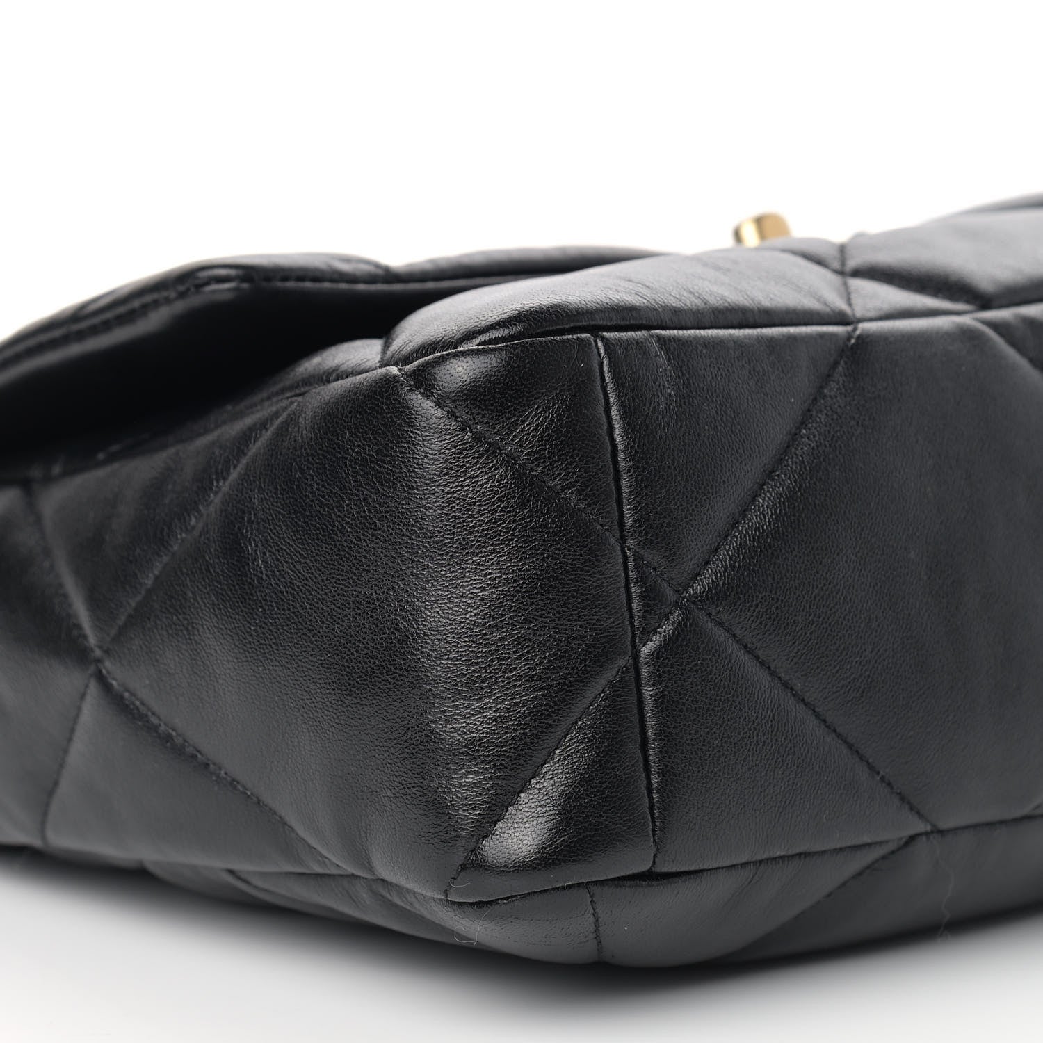 Chanel Lambskin Quilted Large Chanel 19 Flap Black 8 of 9