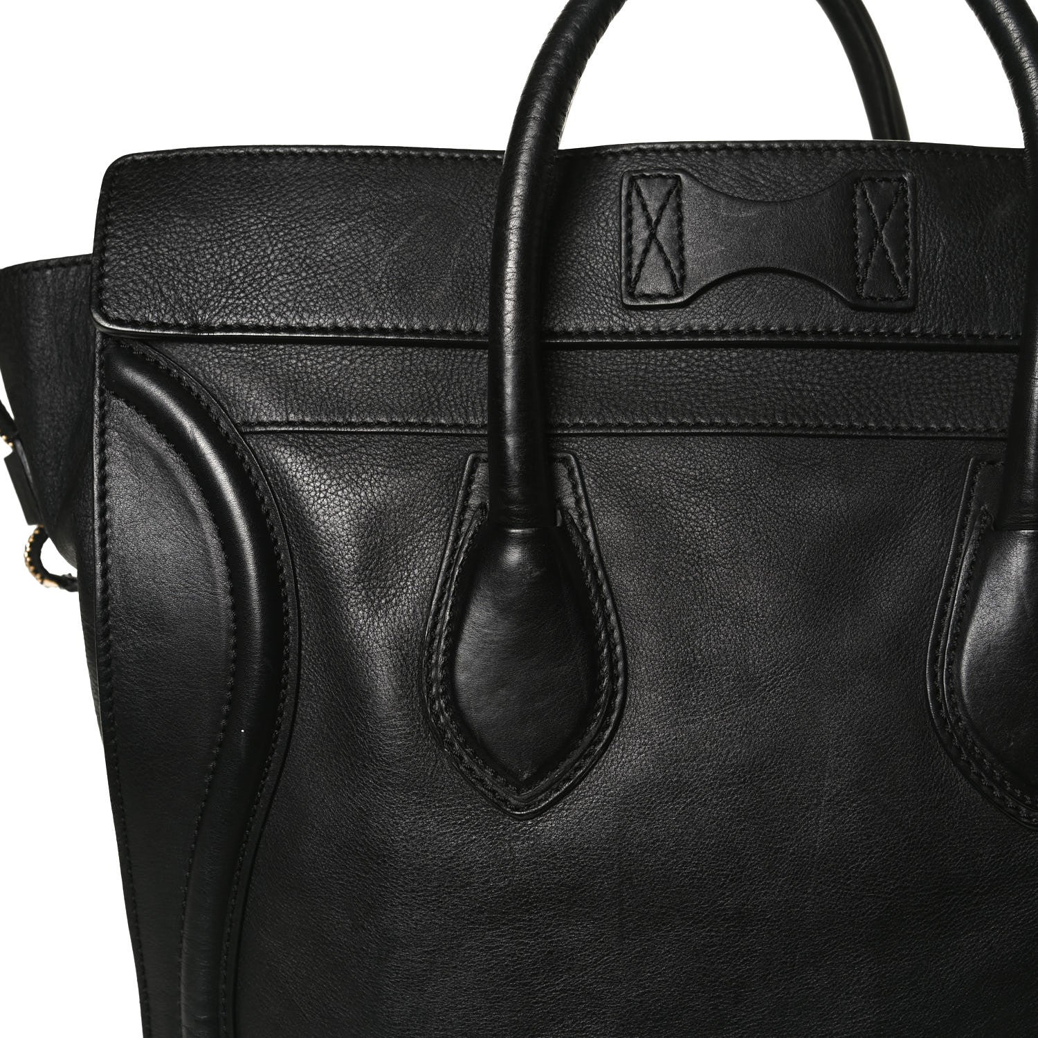 Celine Smooth Calfskin Medium Phantom Luggage Black 17 of 18