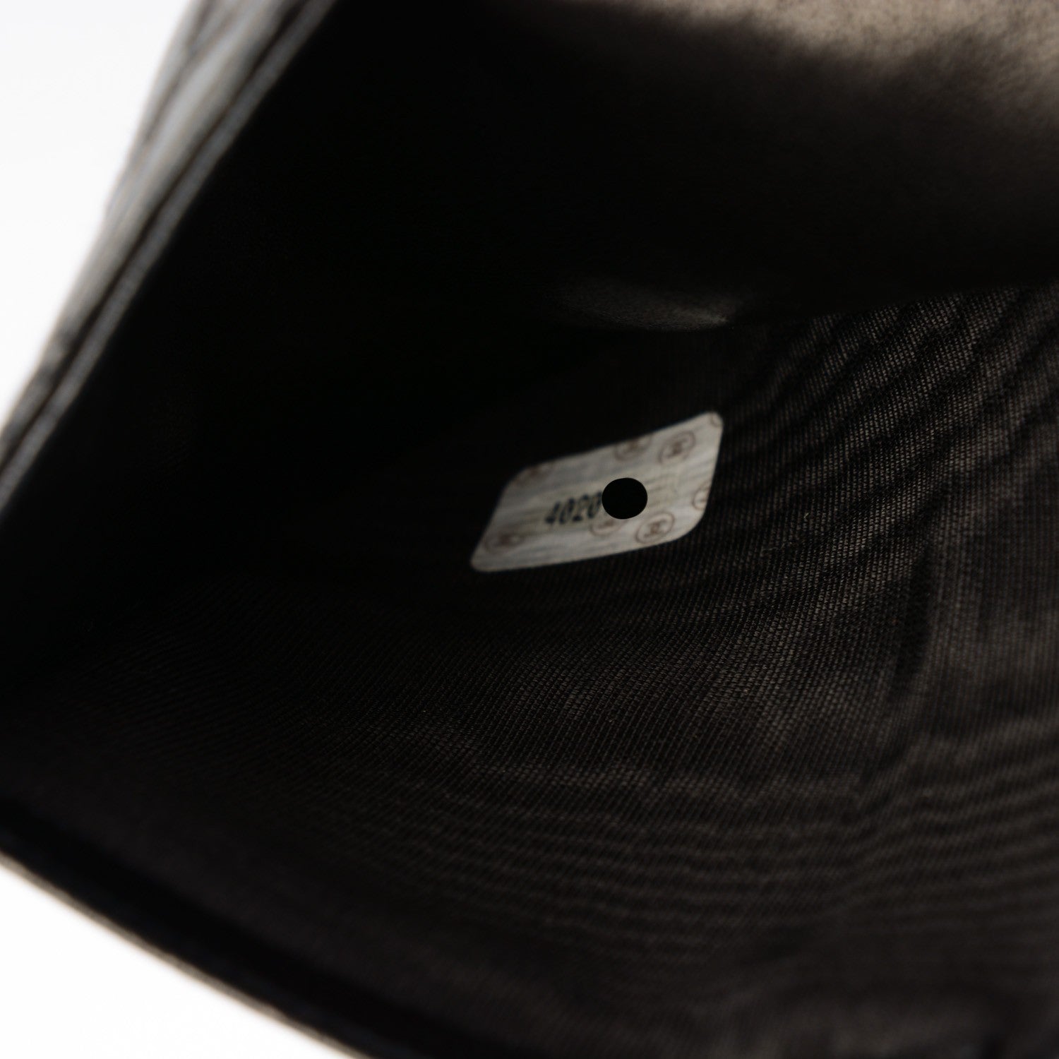 Chanel Calfskin Diamond Stitched Compact Wallet Black 8 of 8