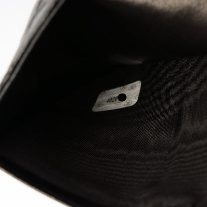 Chanel Calfskin Diamond Stitched Compact Wallet Black 8 of 8