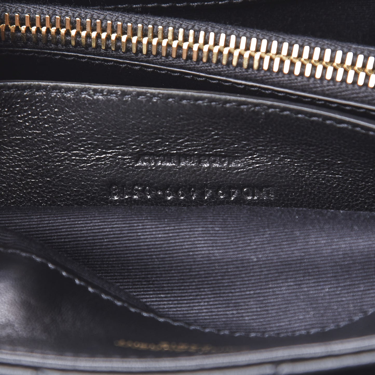 Calfskin Y Quilted Monogram Small Loulou Chain Satchel Black
