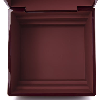 Hermes Lacquered Wood Smooth Taurillon Facettes Jewelry Box 6 of 11