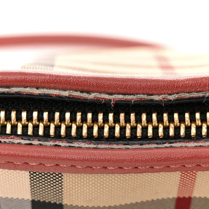 Burberry Horseferry Check Small Chichester Crossbody Clutch Bag Parade Red 15 of 16