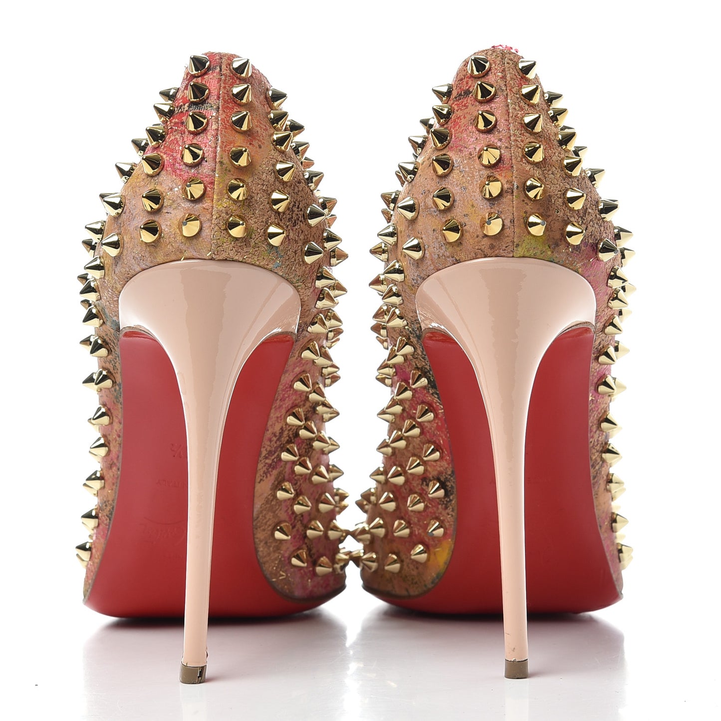 Cork Patent Bloom Print Follies Spikes 100 Pumps 40.5 Version Multicolor