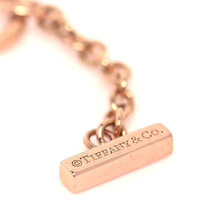 Tiffany 18K Rose Gold Diamond T Smile Bracelet 5 of 5