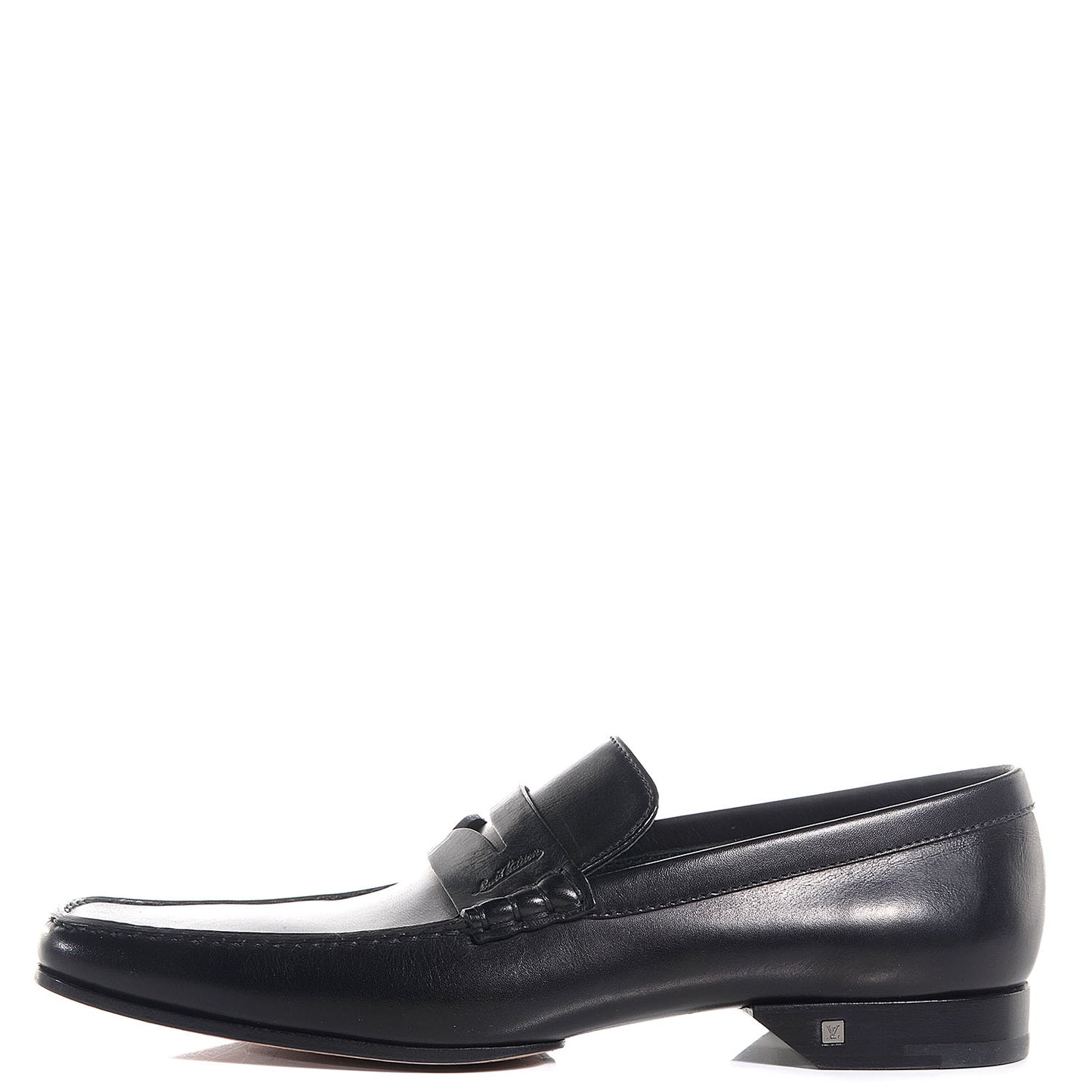 Mens Calfskin Earl Loafer 10 Black