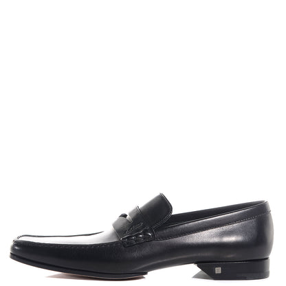 Louis Vuitton Mens Calfskin Earl Loafer 10 Black 1 of 5