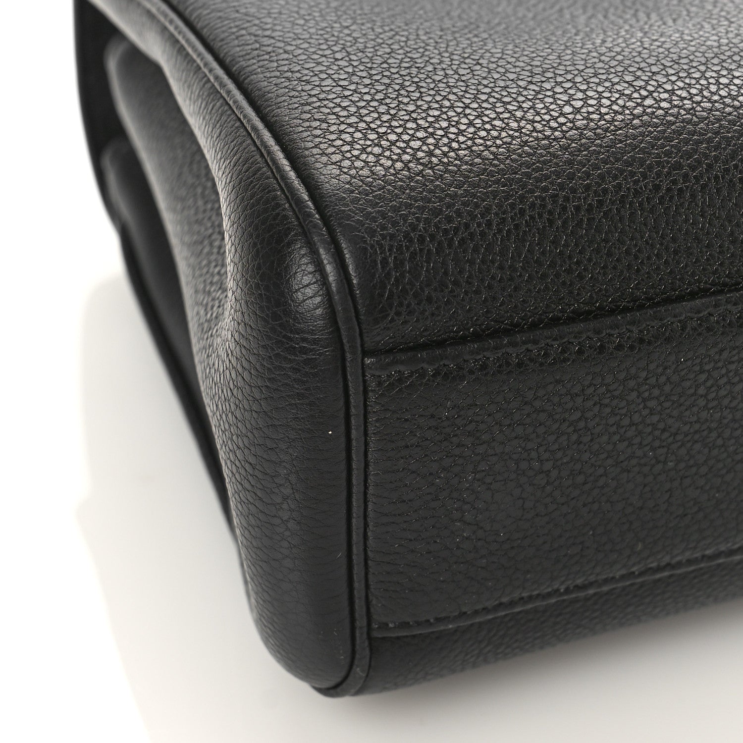 Celine Grained Calfskin Teen Soft 16 Shoulder Bag Black 7 of 8