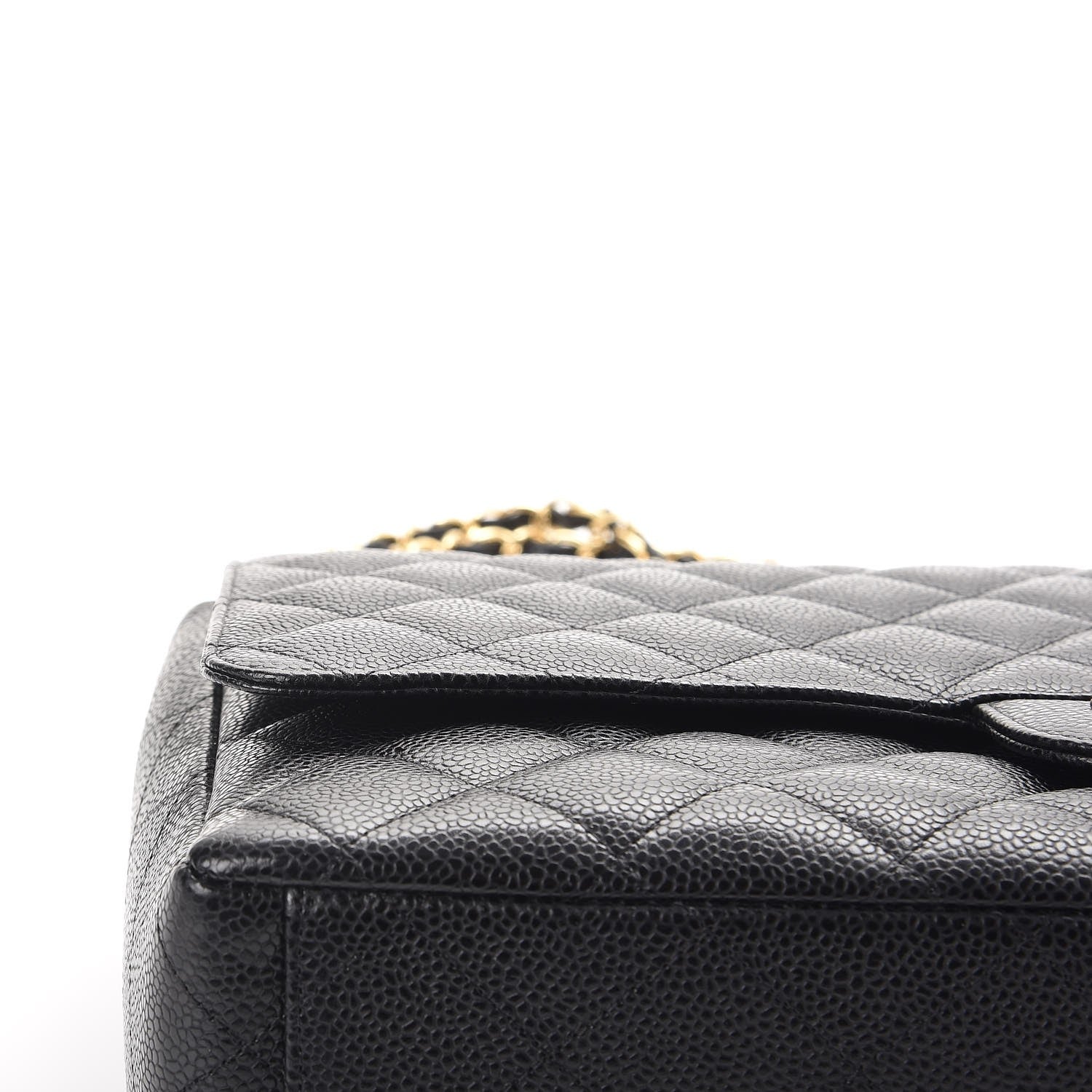 Chanel Caviar Quilted Maxi Double Flap Black 14 of 15