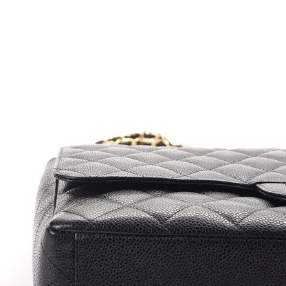 Chanel Caviar Quilted Maxi Double Flap Black 14 of 15