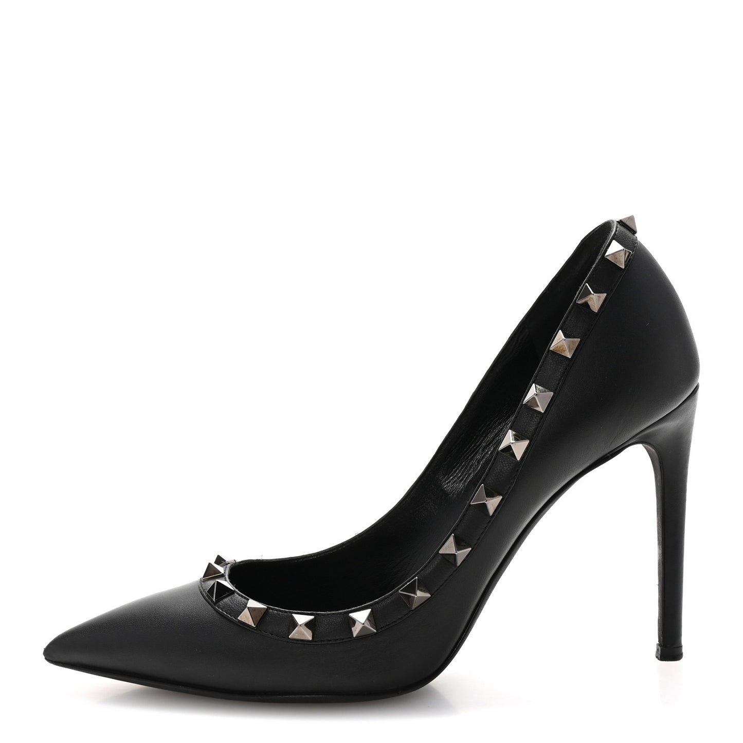 Nappa Rockstud 100mm Pumps 36.5 Black