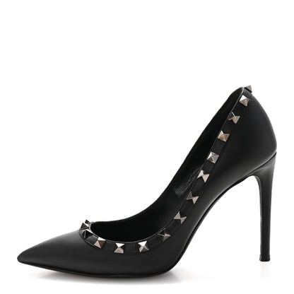 Valentino Garavani Nappa Rockstud 100mm Pumps 36.5 Black 1 of 10