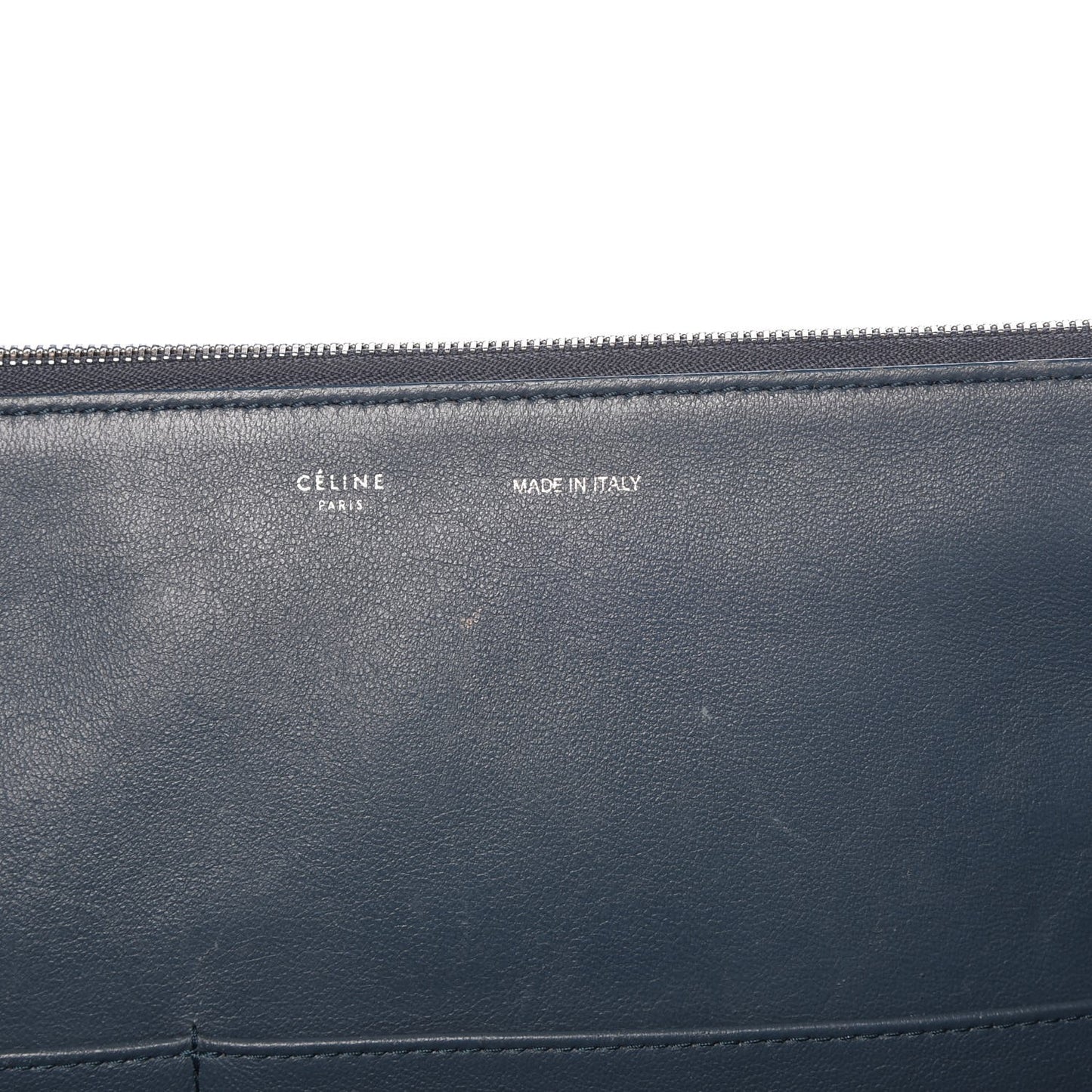 Drummed Calfskin Suede Double Zip Trapeze Orage