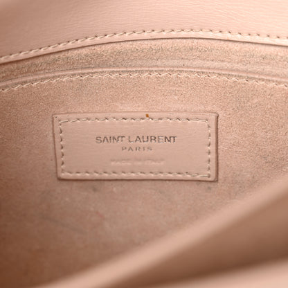 Saint Laurent Calfskin Medium Monogram Sunset Marble Pink 6 of 21
