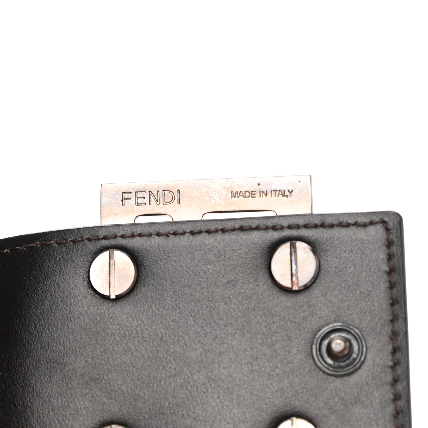 Fendi Zucca Compact Wallet Tobacco 7 of 8