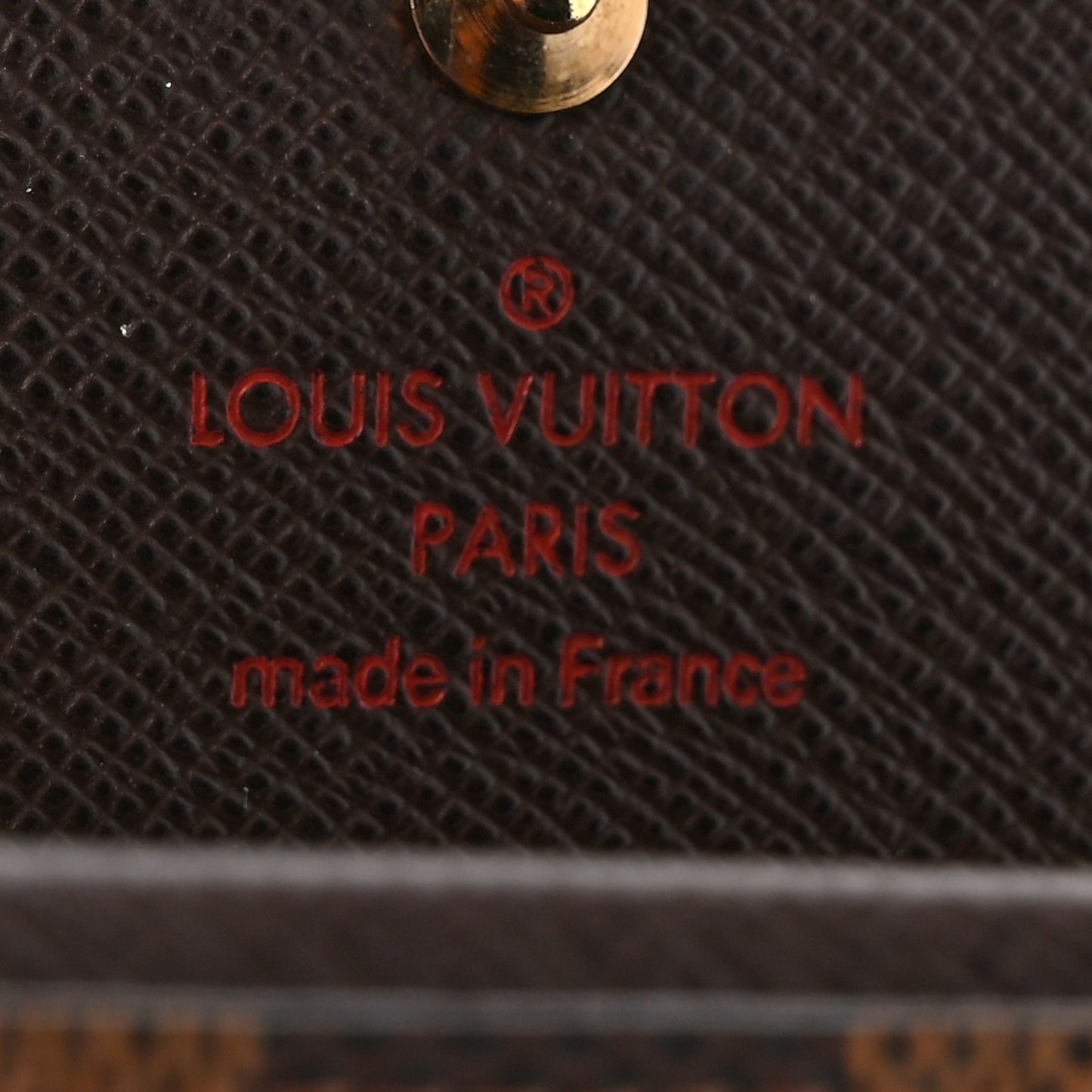 Damier Ebene Porte-Monnaie Plat Coin Purse