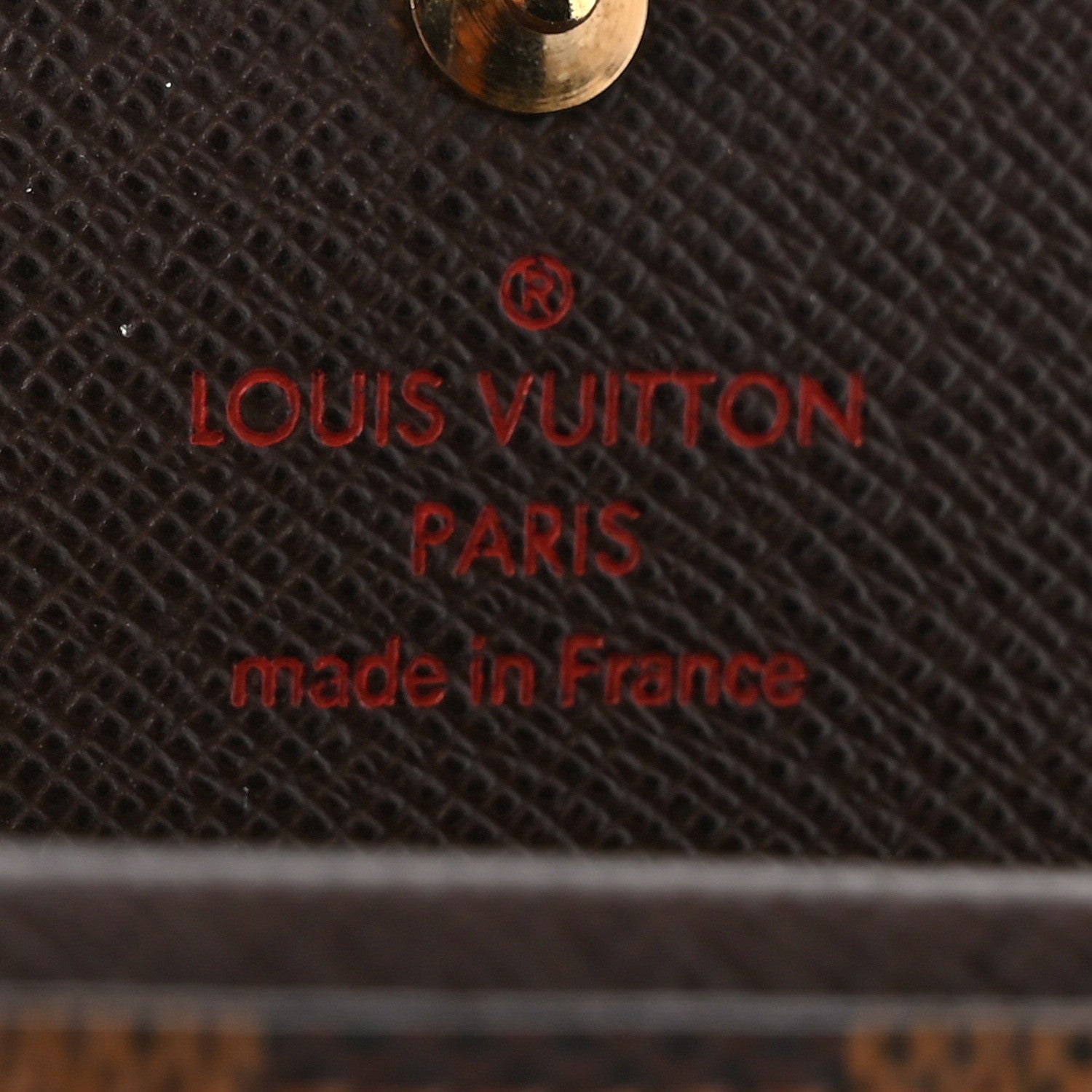Louis Vuitton Damier Ebene Porte-Monnaie Plat Coin Purse 6 of 6