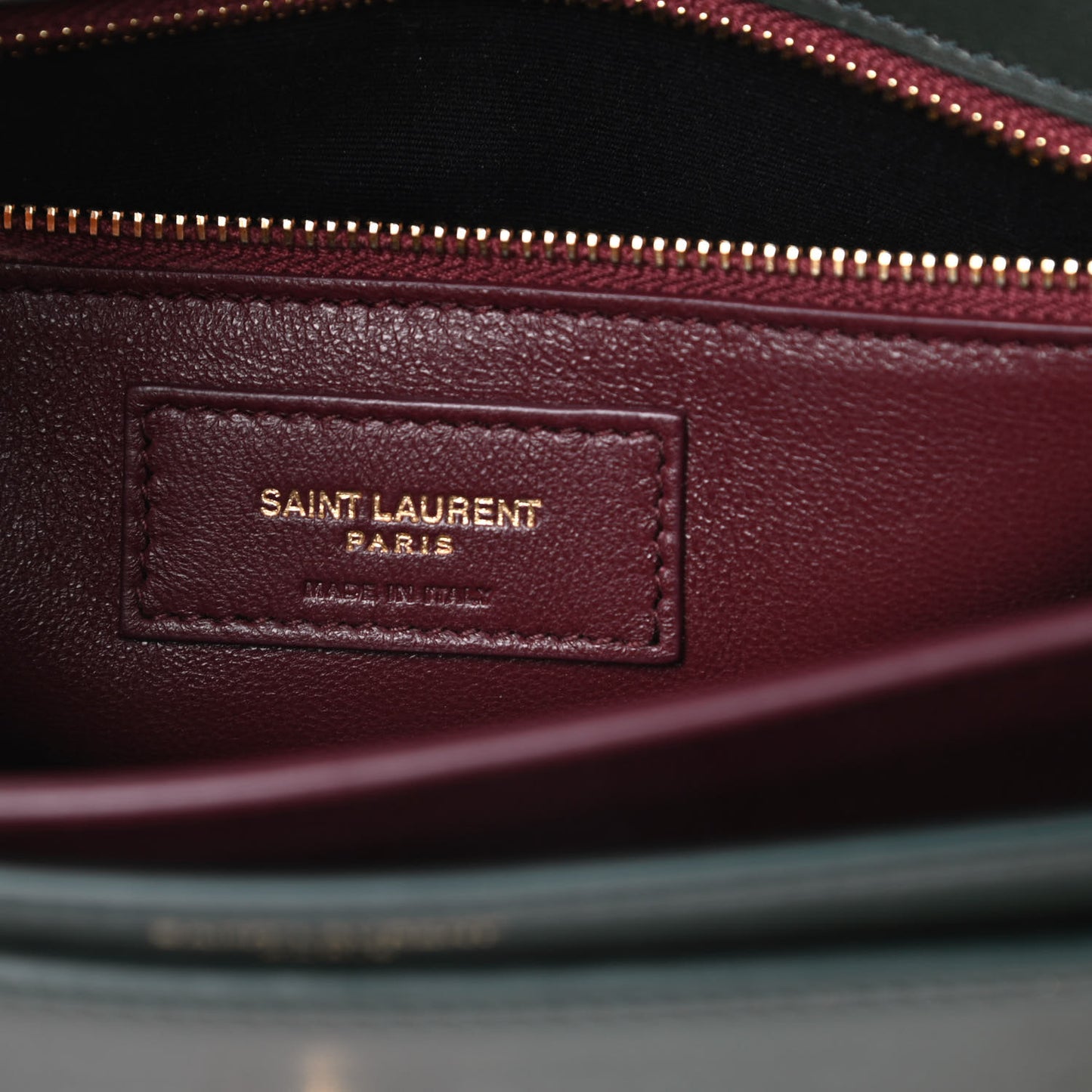 Smooth Calfskin Monogram Cassandra Clasp Bag Dark Green