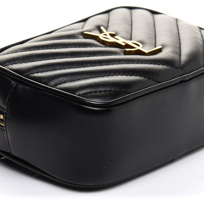 Saint Laurent Calfskin Matelasse Monogram Lou Belt Bag Black 11 of 12