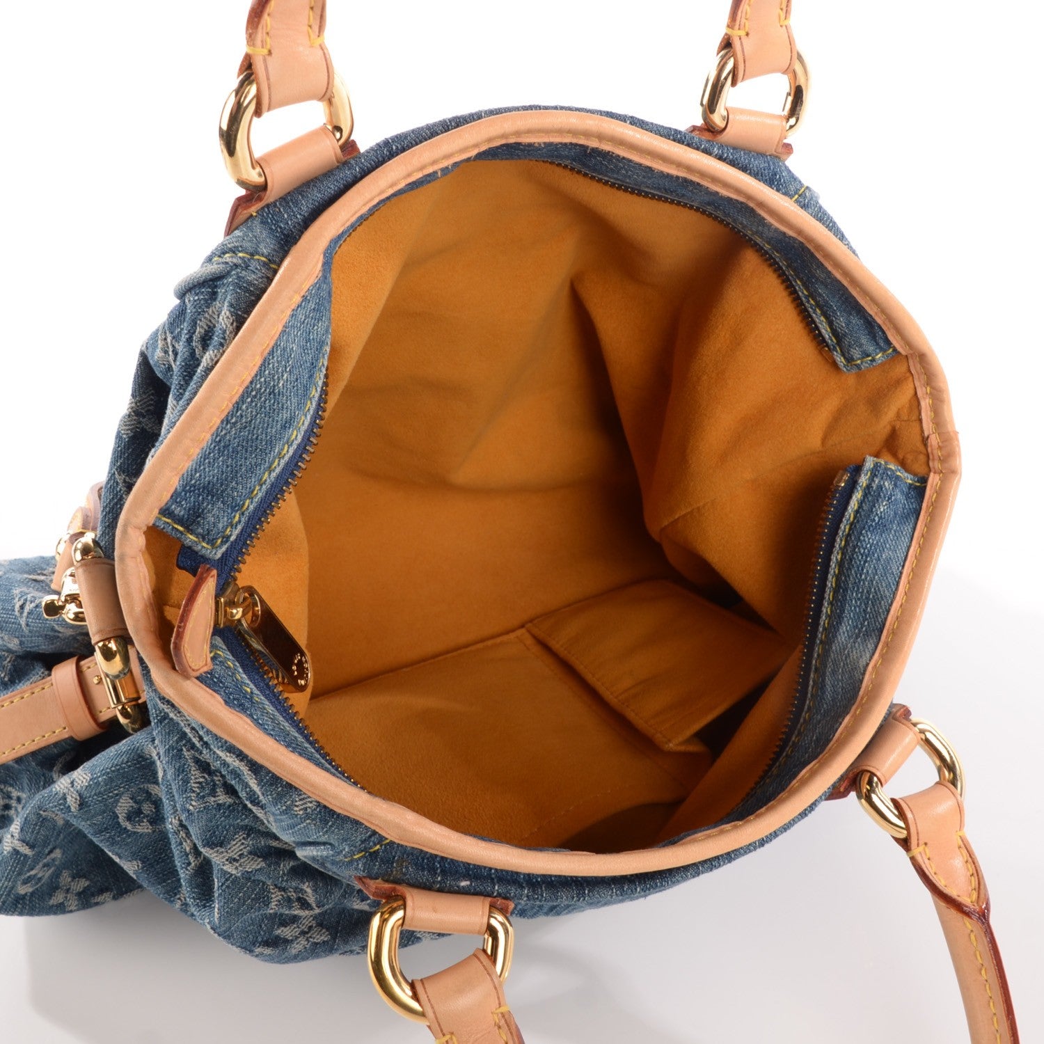 Louis Vuitton Denim Neo Cabby MM Blue 5 of 9